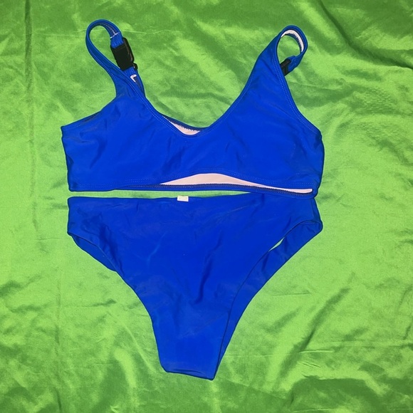 Blue Women's Swimwear Set size Large - Picture 2 of 7